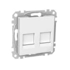 SCHNEIDER ELECTRIC - Keskiölevy Exxact valkoinen - 2xKeystone Red