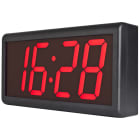 MICRODATA - Kello - NTP aikakello 4 digit punainen