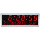 MICRODATA - Kello - NTP aikakello 6 digit+txt LED