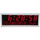MICRODATA - Kello - NTP aikakello 6 digit+txt LED