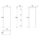 TEKNOWARE EMERGENCY LIGHTING - Akkukotelo TKT65-keskuksille - TKT6500 AKKUKOTELO IP20