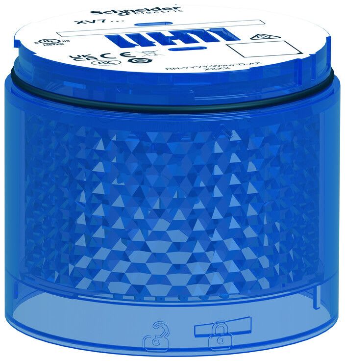 SCHNEIDER ELECTRIC - Merkkivalo - Vilkkuva sininen linssi