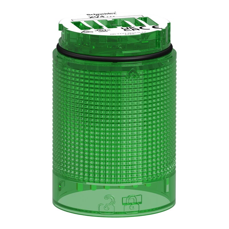 SCHNEIDER ELECTRIC - Merkkivalo - XV4 Vilkkuva vihreä Värillinen