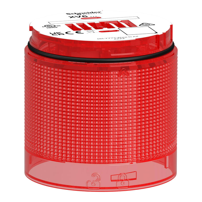 SCHNEIDER ELECTRIC - Merkkivalo - XV6 Vakaa punainen värillinen