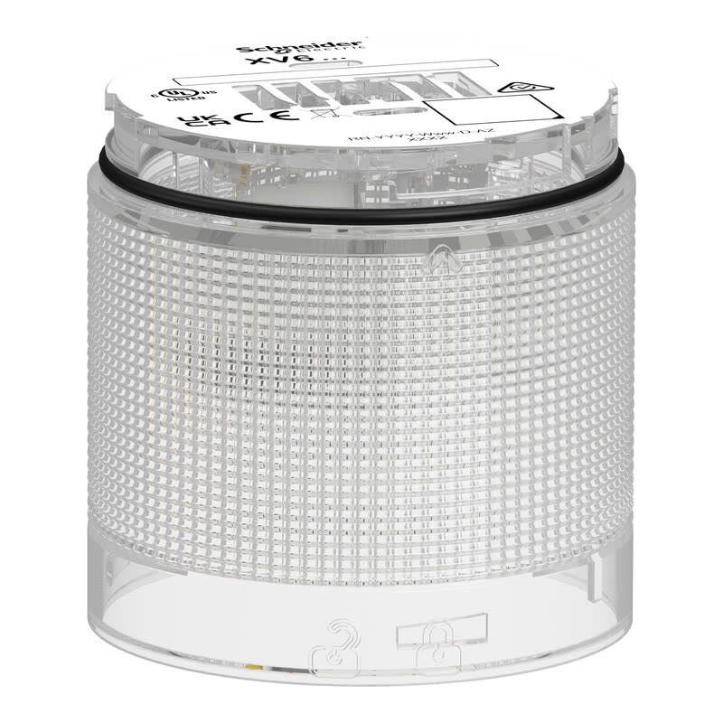 SCHNEIDER ELECTRIC - Merkkivalo - XV6 fast Red Kirkas linssi