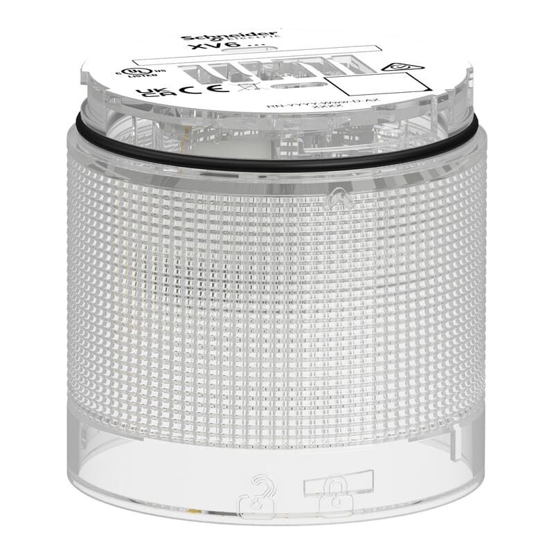 SCHNEIDER ELECTRIC - Merkkivalo - XV6 fast Blue Kirkas linssi