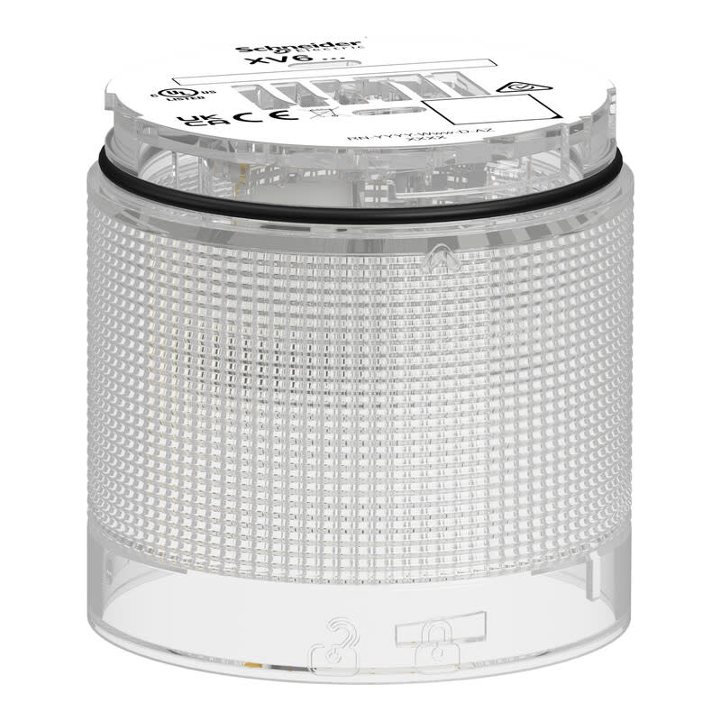 SCHNEIDER ELECTRIC - Merkkivalo - XV6 Tasainen valkoinen Värilli