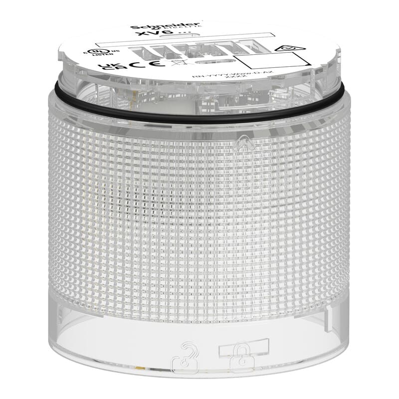 SCHNEIDER ELECTRIC - Merkkivalo - XV6 Tasainen valkoinen Värilli