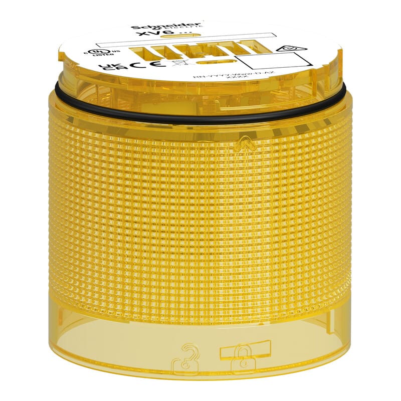 SCHNEIDER ELECTRIC - Merkkivalo - XV6 Vakaa keltainen linssi