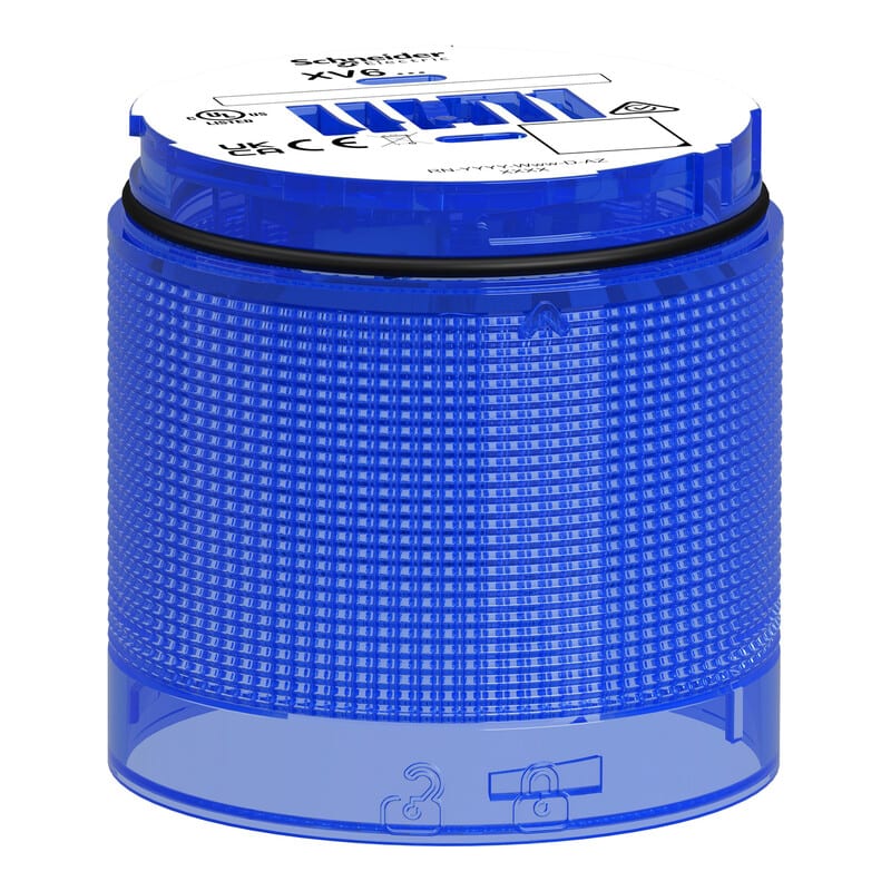 SCHNEIDER ELECTRIC - Merkkivalo - XV6 Vilkkuva sininen Värilline