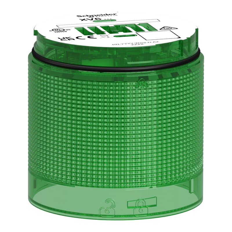 SCHNEIDER ELECTRIC - Merkkivalo - XV6 Vilkkuva vihreä Värillinen