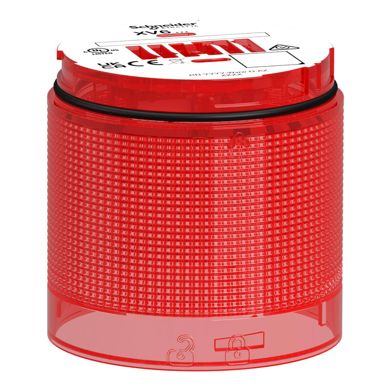 SCHNEIDER ELECTRIC - Merkkivalo - XV6 Vilkkuva punainen Värillin