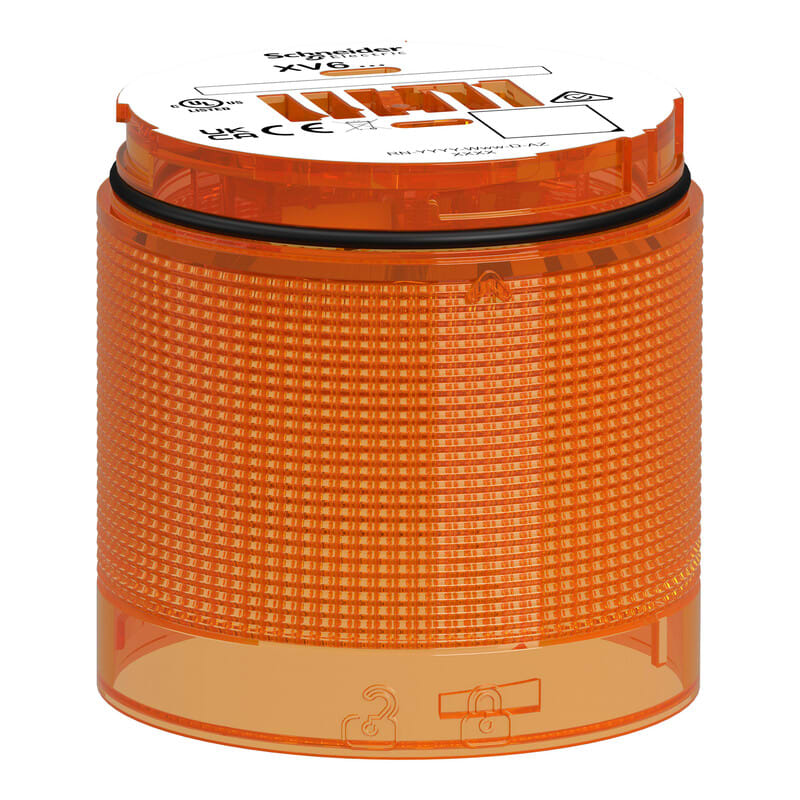 SCHNEIDER ELECTRIC - Merkkivalo - XV6 vilkkuva oranssi linssi