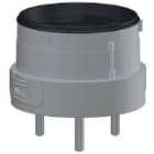 SCHNEIDER ELECTRIC - Valotorni Asennusrunko hopea - XVUZ01Q