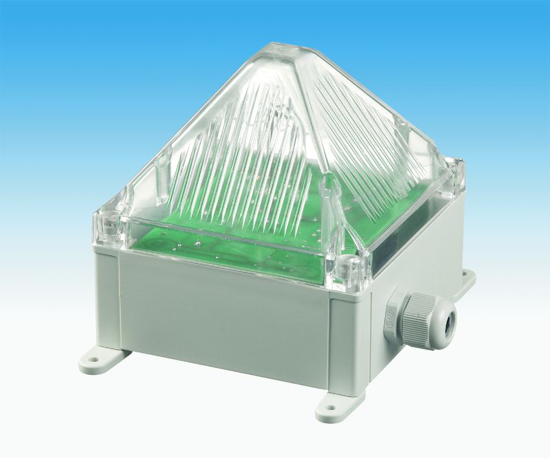 AUTROSAFE - Salamavilkkuvalo, IP66 - QUADRO F12 230 V AC KIRKAS