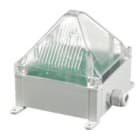 AUTROSAFE - Salamavilkkuvalo, IP66 - QUADRO F12 230 V AC VIHREÄ