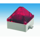 AUTROSAFE - Salamavilkkuvalo, IP66 - QUADRO F12 24 V DC PUNAINEN