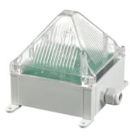 AUTROSAFE - Salamavilkkuvalo, IP66 - QUADRO F12 24 V DC VIHREÄ