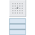GIRA - 2/3 os. painike. valk.valo VAL - Oviyksikkö kaiutin/mikrofoni