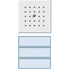 GIRA - 2/3 os. painike. valk.valo VAL - Oviyksikkö kaiutin/mikrofoni