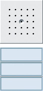 GIRA - 2/3 os. painike. valk.valo VAL - Oviyksikkö kaiutin/mikrofoni