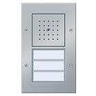 GIRA - Kaiutin/mic 2/3os. Painike ALU - Oviyksikkö pinta