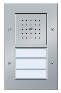 GIRA - Kaiutin/mic 2/3os. Painike ALU - Oviyksikkö pinta