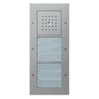 GIRA - Kaiutin/mic 2x2/3 painike ALU - Oviyksikkö pinta