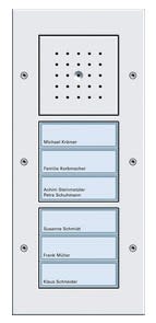 GIRA - Kaiutin/mic 2x2/3 painike VAL - Oviyksikkö pinta