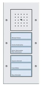 GIRA - Kaiutin/mic 2x2/3 painike VAL - Oviyksikkö pinta