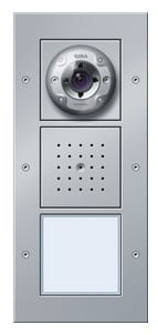 GIRA - Kaiutin/mic 1 painike ALU - Oviyksikkö kameralla pinta