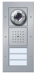 GIRA - Kaiutin/mic 2/3os. Painike ALU - Oviyksikkö kameralla pinta