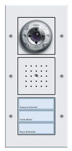 GIRA - Kaiutin/mic 2/3os. Painike VAL - Oviyksikkö kameralla pinta