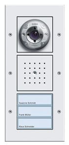 GIRA - Kaiutin/mic 2/3os. Painike VAL - Oviyksikkö kameralla pinta