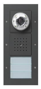 GIRA - Kaiutin/mic 2/3os. Painike ANT - Oviyksikkö kameralla pinta