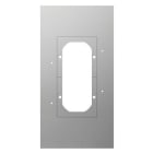 GIRA - Asennuslevy 2 os. Anod.ALU - Porttipuhelin