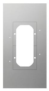 GIRA - Asennuslevy 2 os. Anod.ALU - Porttipuhelin