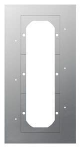 GIRA - Asennuslevy 3 os. Anod.ALU - Porttipuhelin