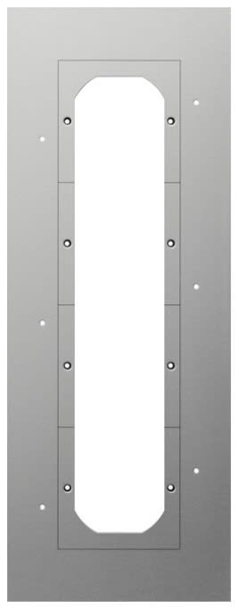 GIRA - Asennuslevy 4 os. Anod.ALU - Porttipuhelin