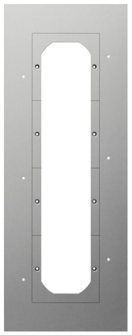 GIRA - Asennuslevy 4 os. Anod.ALU - Porttipuhelin