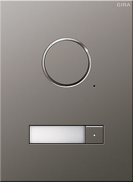 GIRA - Kaiutin/mikrofoni 1 kutsunappi - Oviyksikkö uppo RST