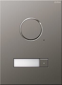 GIRA - Kaiutin/mikrofoni 1 kutsunappi - Oviyksikkö uppo RST