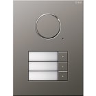 GIRA - Kaiutin/mikrof. 3 kutsunappia - Oviyksikkö uppo RST