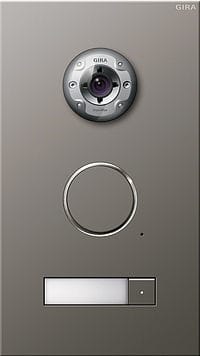GIRA - Kaiutin/mikrofoni 1 kutsunappi - Oviyksikkö kameralla uppo RST