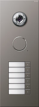 GIRA - Kaiutin/mikrof. 6 kutsunappia - Oviyksikkö kameralla uppo RST