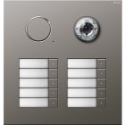 GIRA - Kaiutin/mikrof. 10 kutsunappia - Oviyksikkö kameralla uppo RST