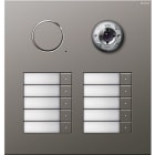 GIRA - Kaiutin/mikrof. 10 kutsunappia - Oviyksikkö kameralla uppo RST