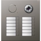 GIRA - Kaiutin/mikrof. 12 kutsunappia - Oviyksikkö kameralla uppo RST