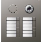 GIRA - Kaiutin/mikrof. 12 kutsunappia - Oviyksikkö kameralla uppo RST