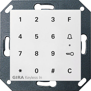 GIRA - Numeronäpp. IP20 Sys 55 VAL - Gira Keyless In